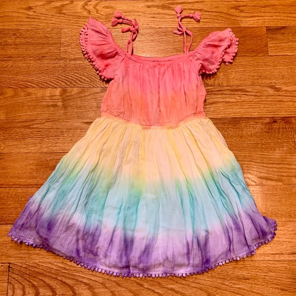 rainbow color frock